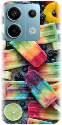 Husa din silicon compatibila cu Xiaomi Redmi Note 13 Pro 5G - model Colorful Ice Cream 