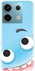 Husa din silicon compatibila cu Xiaomi Redmi Note 13 Pro 5G - model Cute Blue 