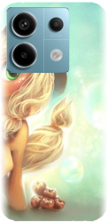 Husa din silicon compatibila cu Xiaomi Redmi Note 13 Pro 5G - model Cute pony AppleJack 