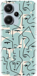 Husa din silicon compatibila cu Xiaomi Redmi Note 13 Pro+ 5g - model Line Art Pattern 
