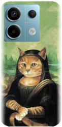 Husa din silicon compatibila cu Xiaomi Redmi Note 13 Pro 5G - model Meowna Lisa 