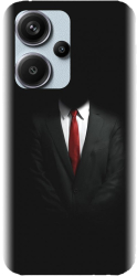 Husa din silicon compatibila cu Xiaomi Redmi Note 13 Pro+ 5g - model Mystery Man In Suit 