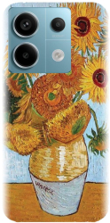 Husa din silicon compatibila cu Xiaomi Redmi Note 13 Pro 5G - model Sunflowers 2 