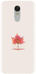 Husa din silicon compatibila cu Xiaomi Redmi Note 3 - model Autumn Tree Leaf 