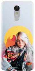 Husa din silicon compatibila cu Xiaomi Redmi Note 3 - model Billie Eilish 