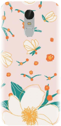Husa din silicon compatibila cu Xiaomi Redmi Note 3 - model Floral 