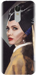 Husa din silicon compatibila cu Xiaomi Redmi Note 3 - model Girl With A Pearl 
