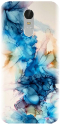 Husa din silicon compatibila cu Xiaomi Redmi Note 3 - model Ink Flowers 