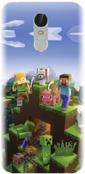 Husa din silicon compatibila cu Xiaomi Redmi Note 3 - model MInecfraft 2 
