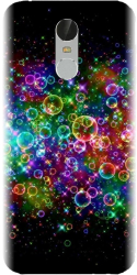 Husa din silicon compatibila cu Xiaomi Redmi Note 3 - model Rainbow Colored Soap Bubbles 