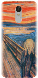 Husa din silicon compatibila cu Xiaomi Redmi Note 3 - model The Scream 