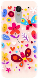 Husa din silicon compatibila cu Xiaomi Redmi Note 3 Pro - model Butterfly 002 