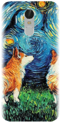 Husa din silicon compatibila cu Xiaomi Redmi Note 3 Pro - model Doggy Night 