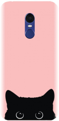 Husa din silicon compatibila cu Xiaomi Redmi Note 4X - model Black Cat 