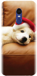 Husa din silicon compatibila cu Xiaomi Redmi Note 4X - model Christmas Puppy 