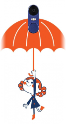 Husa din silicon compatibila cu Xiaomi Redmi Note 4X - model Girl and Umbrella 