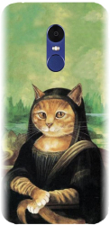 Husa din silicon compatibila cu Xiaomi Redmi Note 4X - model Meowna Lisa 