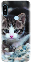Husa din silicon compatibila cu Xiaomi Redmi Note 5 - model Animal Cat 