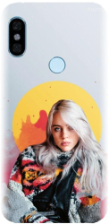 Husa din silicon compatibila cu Xiaomi Redmi Note 5 - model Billie Eilish 