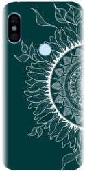 Husa din silicon compatibila cu Xiaomi Redmi Note 5 - model Green Mandala 