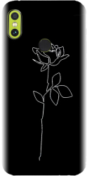 Husa din silicon compatibila cu Xiaomi Redmi Note 5 Pro - model Black Rose 
