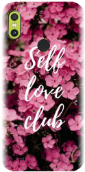 Husa din silicon compatibila cu Xiaomi Redmi Note 5 Pro - model Love Self Love Club 