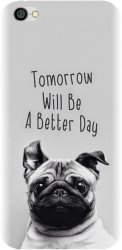Husa din silicon compatibila cu Xiaomi Redmi Note 5A - model Tomorrow Will Be A Better Day Pug 