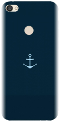 Husa din silicon compatibila cu Xiaomi Redmi Note 5A Prime - model Blue Navy Anchor Illustration 
