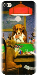 Husa din silicon compatibila cu Xiaomi Redmi Note 5A Prime - model Dogs Playing Poker 