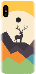 Husa din silicon compatibila cu Xiaomi Redmi Note 6 - model Abstract Deer 