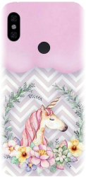 Husa din silicon compatibila cu Xiaomi Redmi Note 6 - model Aesthetic Unicorn 