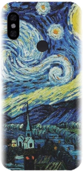 Husa din silicon compatibila cu Xiaomi Redmi Note 6 - model The Starry Night 
