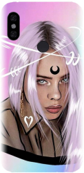 Husa din silicon compatibila cu Xiaomi Redmi Note 6 Pro - model Fan Art Billie 