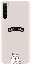 Husa din silicon compatibila cu Xiaomi Redmi Note 8 - model Anti You 