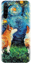 Husa din silicon compatibila cu Xiaomi Redmi Note 8 - model Doggy Night 