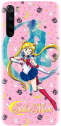 Husa din silicon compatibila cu Xiaomi Redmi Note 8 - model Sailor Moon 