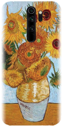 Husa din silicon compatibila cu Xiaomi Redmi Note 8 Pro - model Sunflowers 2 