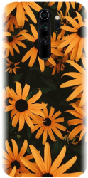 Husa din silicon compatibila cu Xiaomi Redmi Note 8 Pro - model Yellow Flowers 