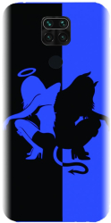 Husa din silicon compatibila cu Xiaomi Redmi Note 9 - model Angel Devil 