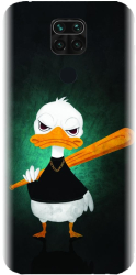 Husa din silicon compatibila cu Xiaomi Redmi Note 9 - model Duck With A Bat 