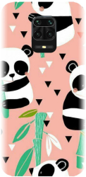 Husa din silicon compatibila cu Xiaomi Redmi Note 9 Pro Max - model Baby panda 001 