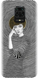 Husa din silicon compatibila cu Xiaomi Redmi Note 9 Pro Max - model Collage Maze 