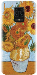 Husa din silicon compatibila cu Xiaomi Redmi Note 9 Pro Max - model Sunflowers 2 