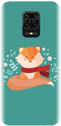 Husa din silicon compatibila cu Xiaomi Redmi Note 9 Pro Max - model Winter Fox 