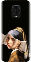 Husa din silicon compatibila cu Xiaomi Redmi Note 9 Pro - model Billie art 