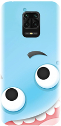 Husa din silicon compatibila cu Xiaomi Redmi Note 9 Pro - model Cute Blue 