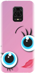 Husa din silicon compatibila cu Xiaomi Redmi Note 9 Pro - model Girly Pink 