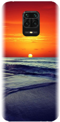 Husa din silicon compatibila cu Xiaomi Redmi Note 9 Pro - model Ocean Sunset 
