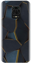 Husa din silicon compatibila cu Xiaomi Redmi Note 9s - model Abstract Draw 