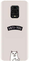 Husa din silicon compatibila cu Xiaomi Redmi Note 9s - model Anti You 